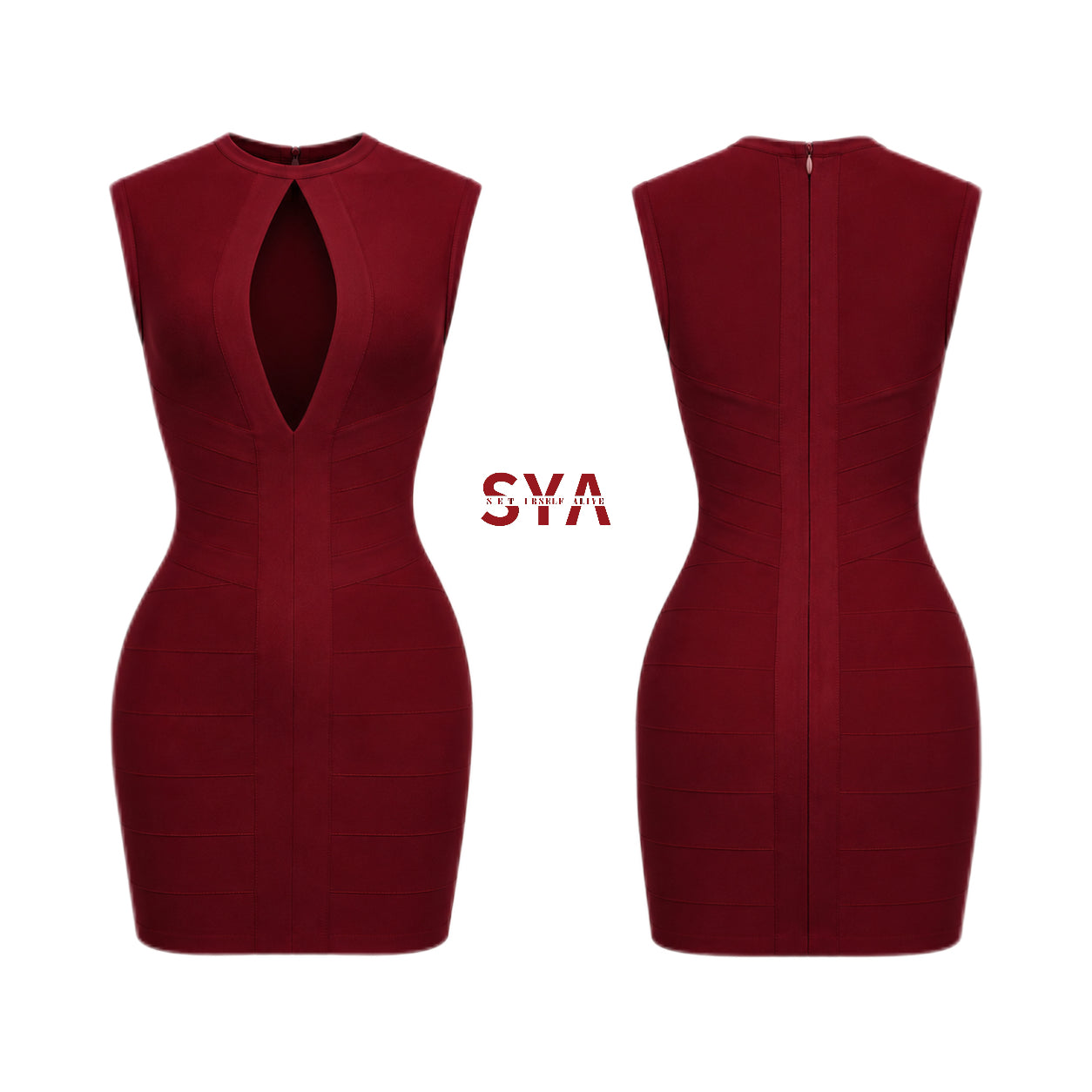 "The Siren" Allure Cutout Mini Dress
