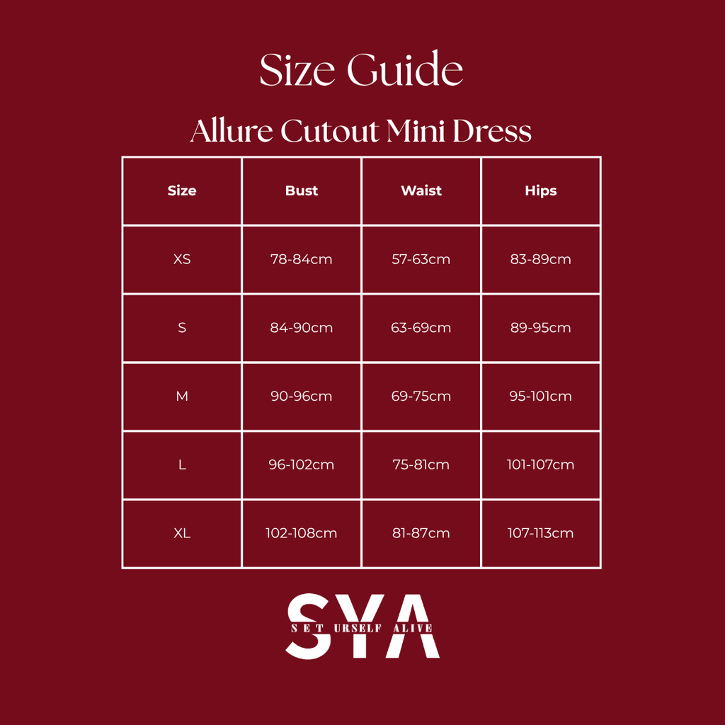 "The Siren" Allure Cutout Mini Dress