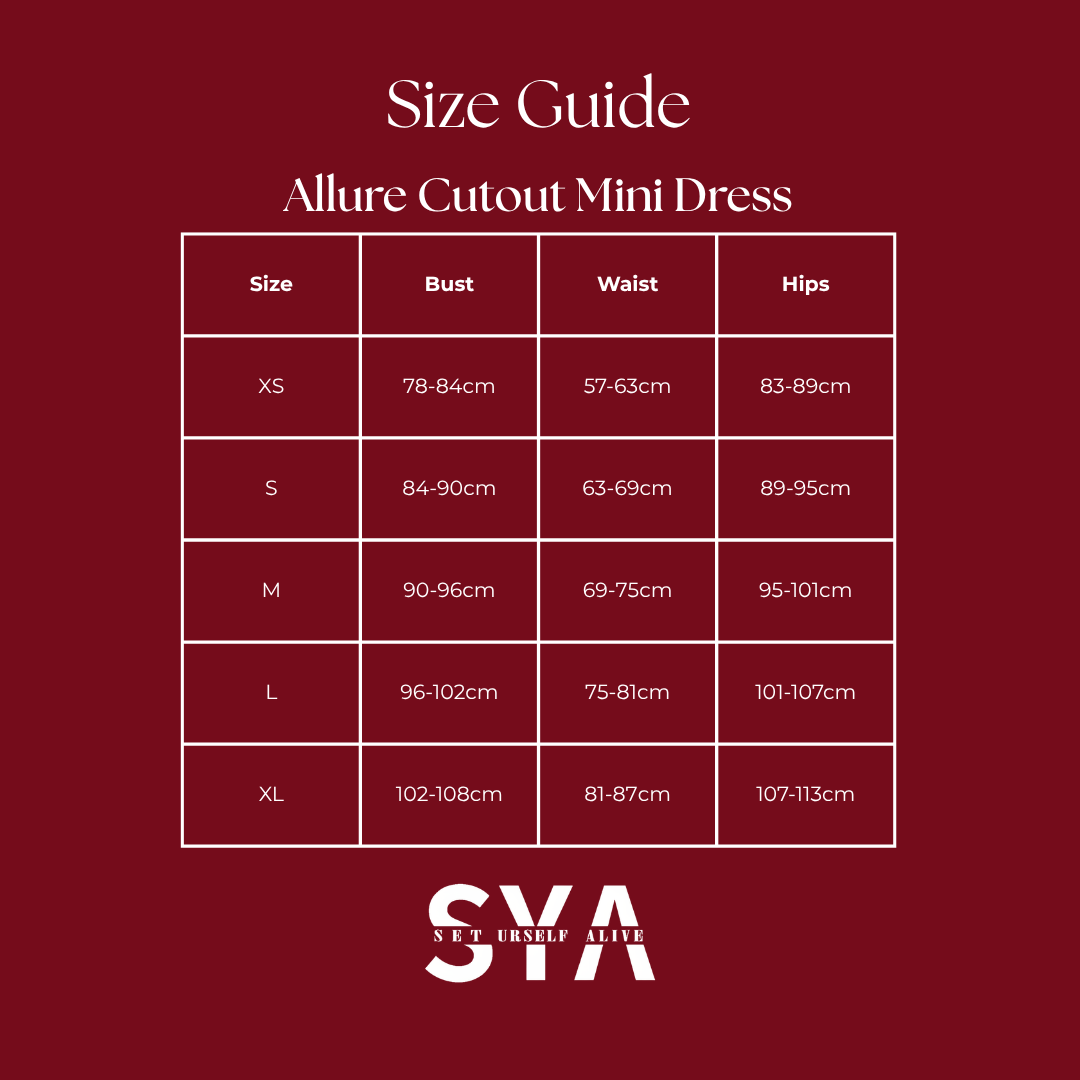 "The Siren" Allure Cutout Mini Dress