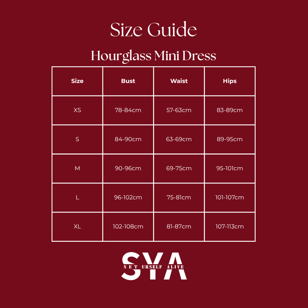"The Muse" Hourglass Mini Dress