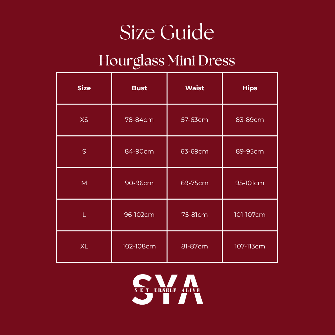 "The Muse" Hourglass Mini Dress