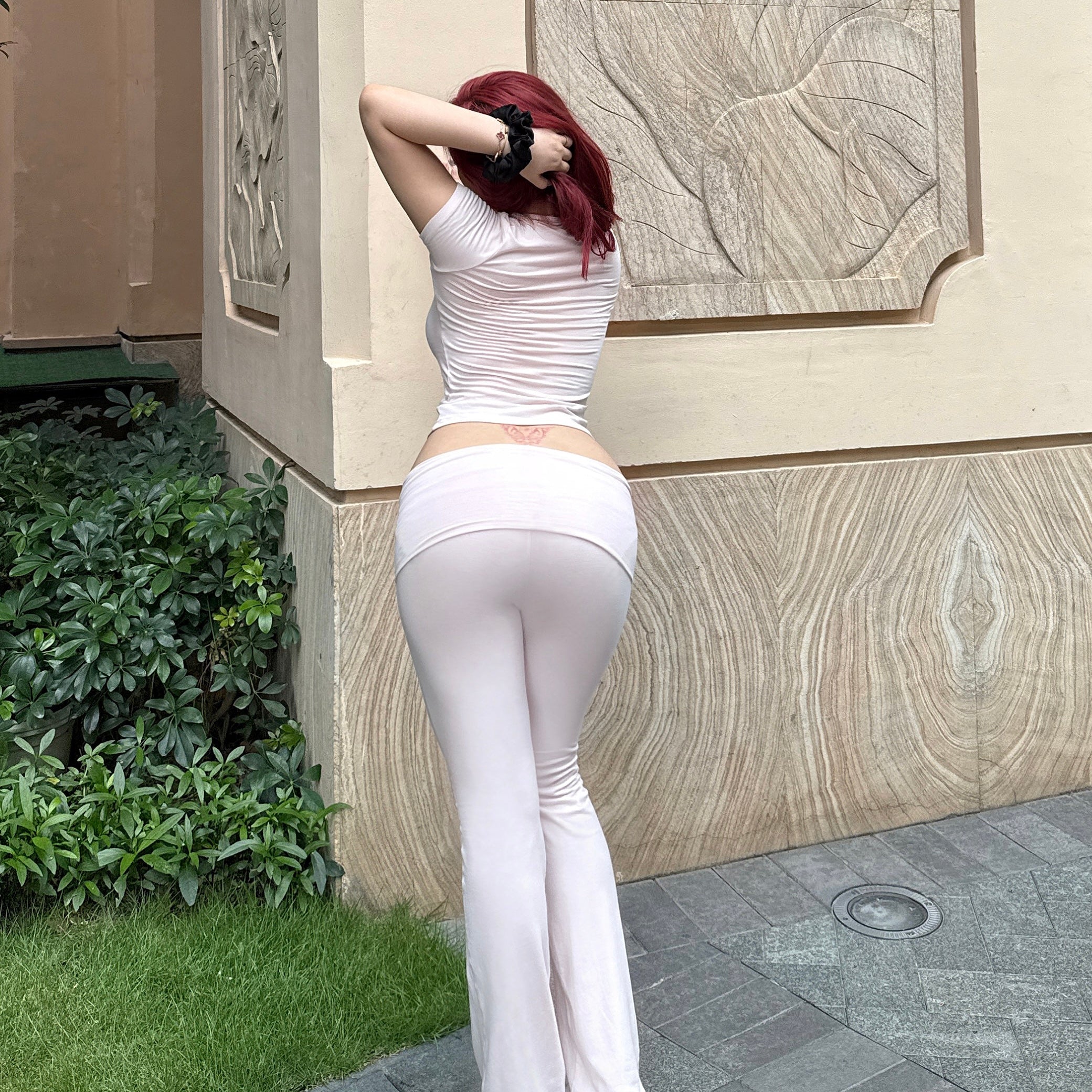 Soft Fold-over Pants