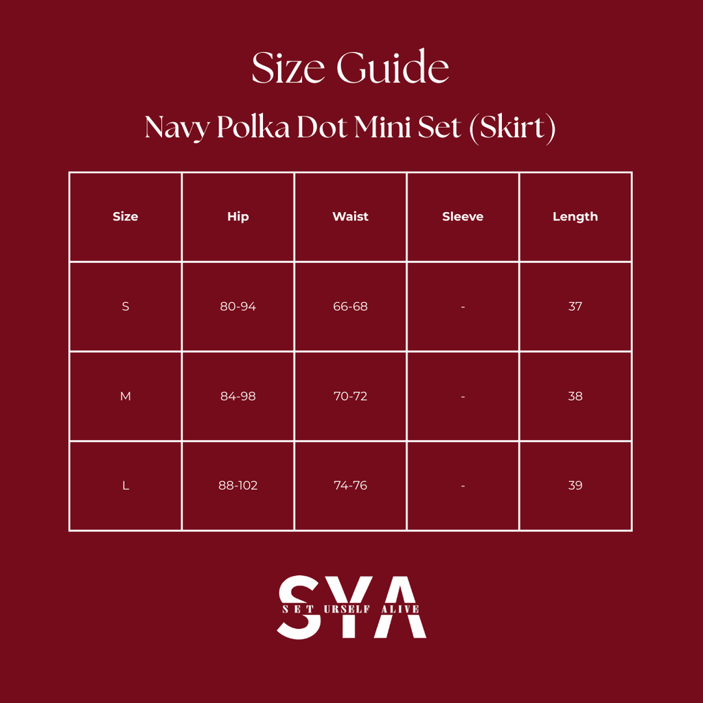 Navy Polka Dot Mini Set