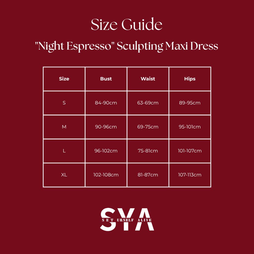 "Night Espresso" Sculpting Maxi Dress