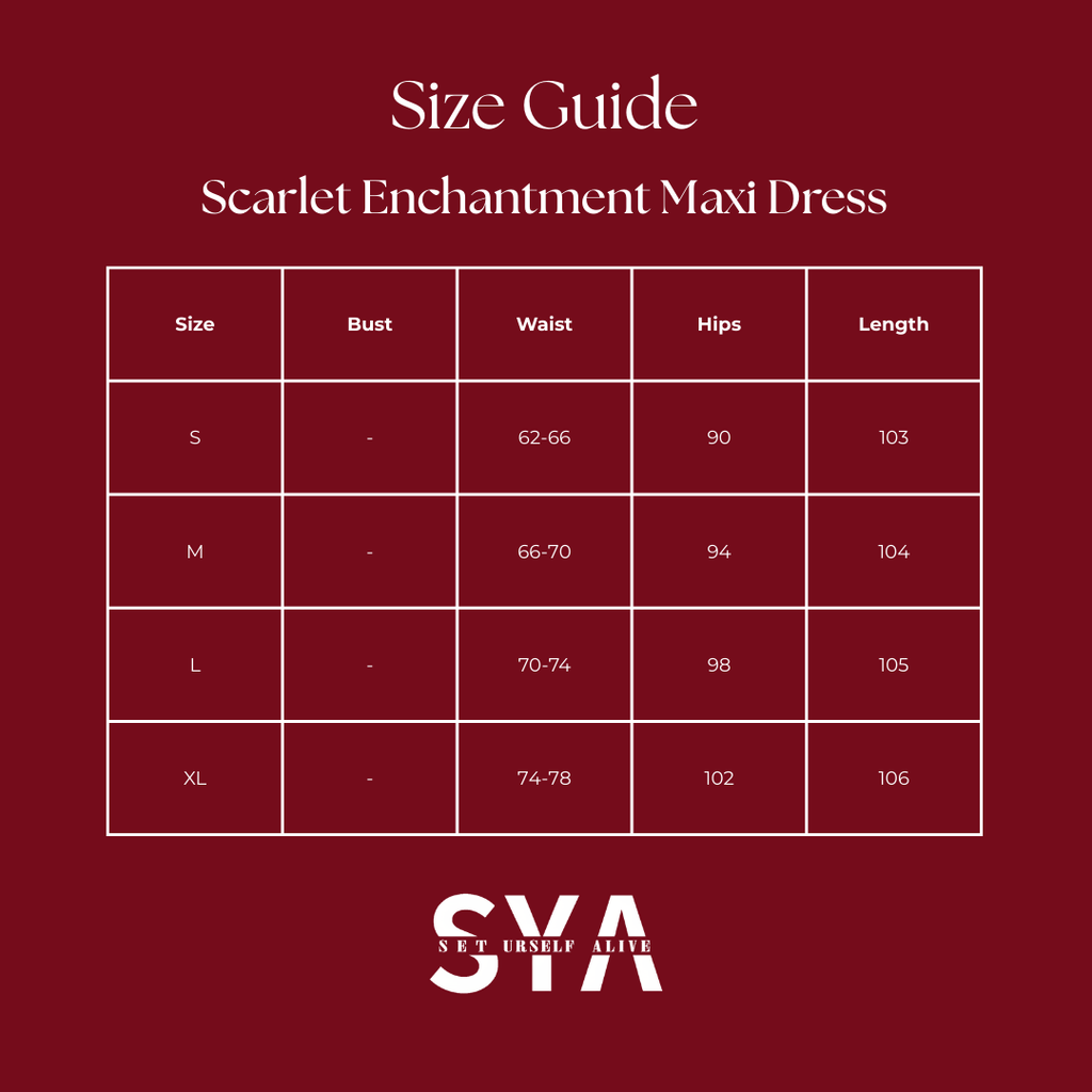 Scarlet Enchantment Maxi Dress