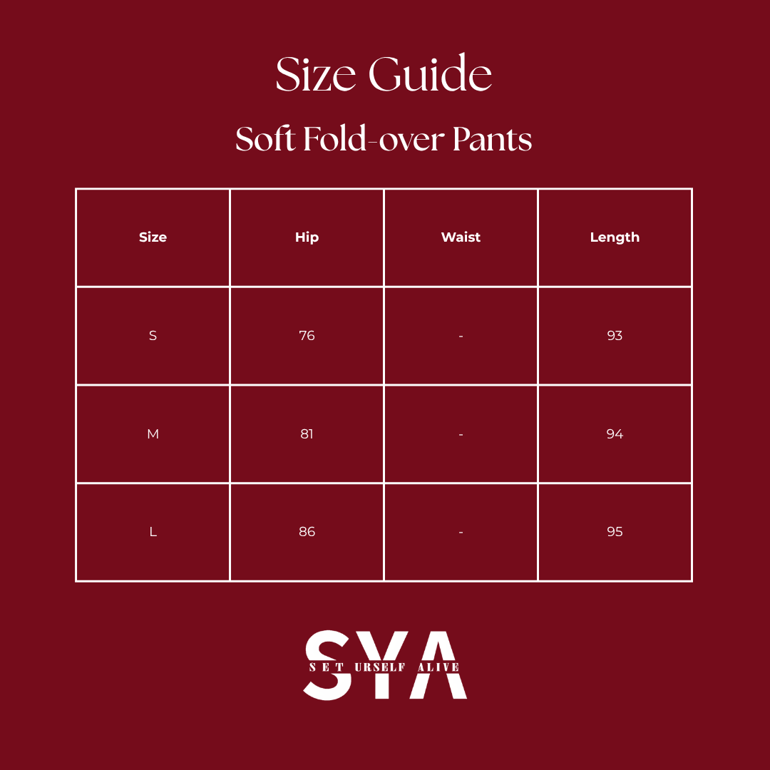 Soft Fold-over Pants